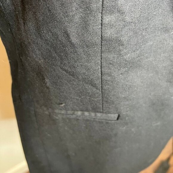 J.Crew Womens $178 Linen Holland Blazer Black Size 2 Al222 - Picture 4 of 7
